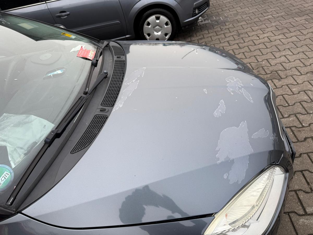 Skoda Fabia 2 5J original Motorhaube LF8J Anthrazitgrau BJ09